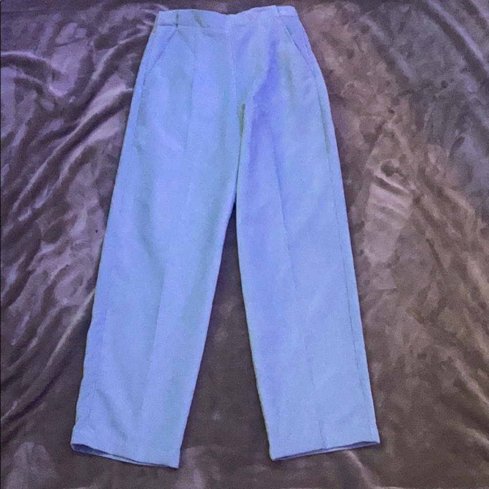 Blue corduroy pants